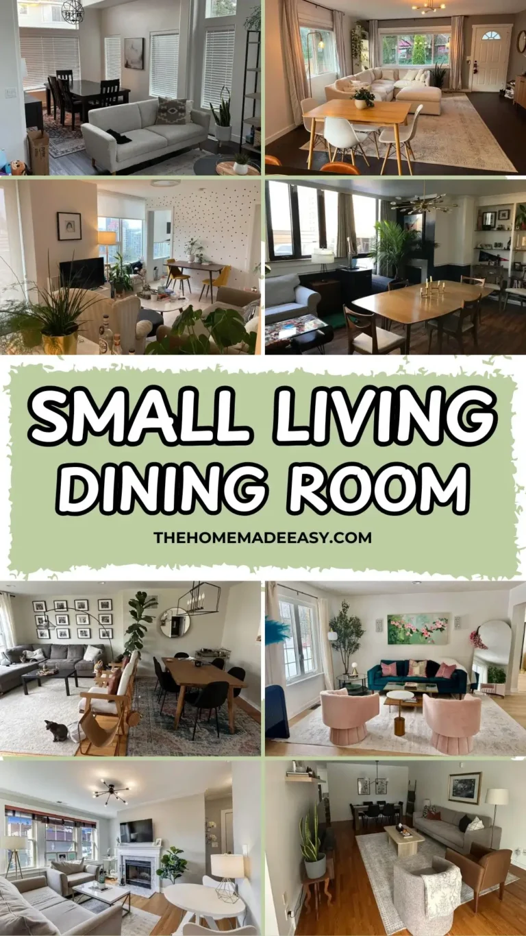 10 Small Living and Dining Room Combo