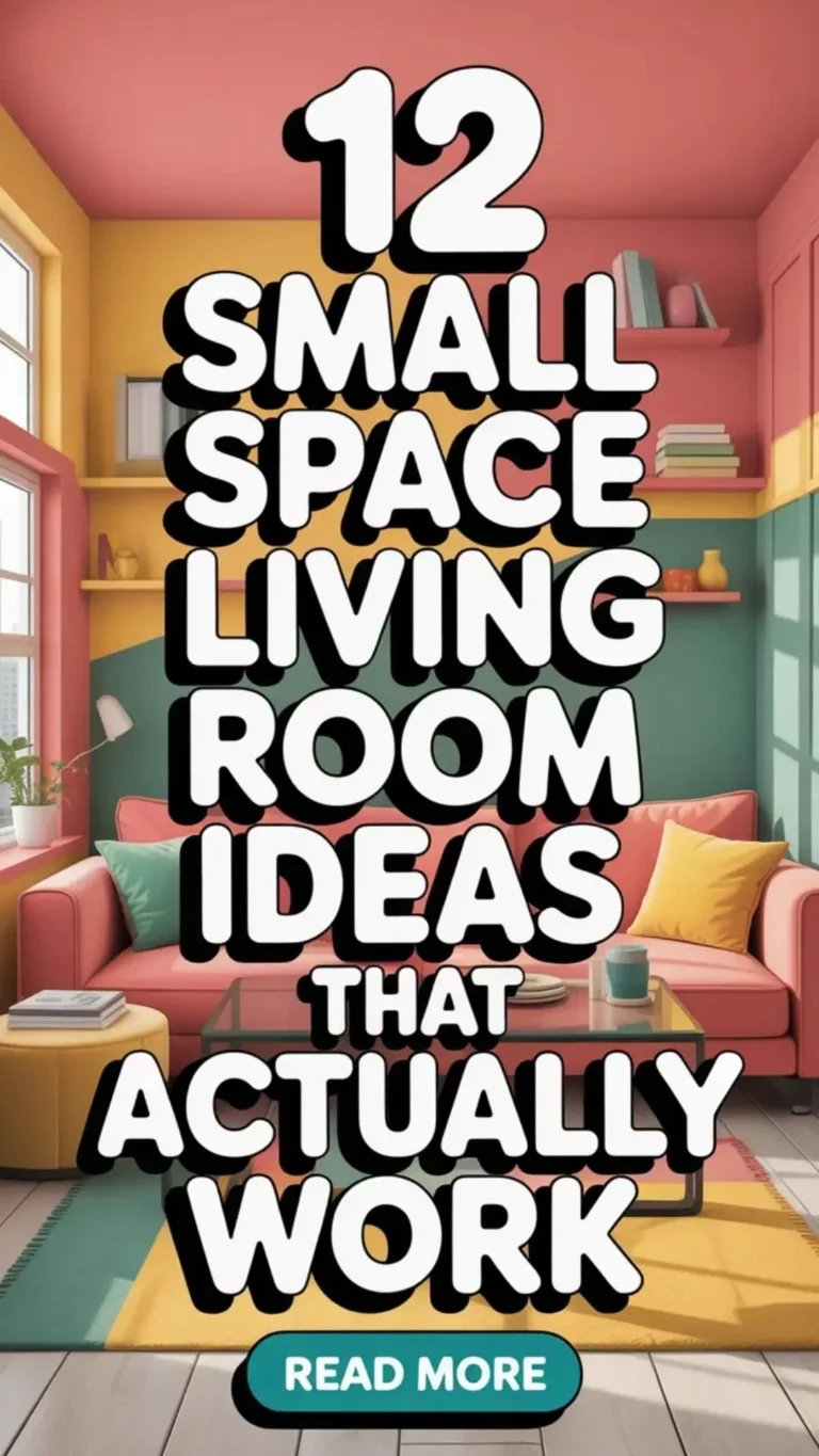 12 Small Space Living Room Ideas I Stole From Real Homes (That Actually Work)