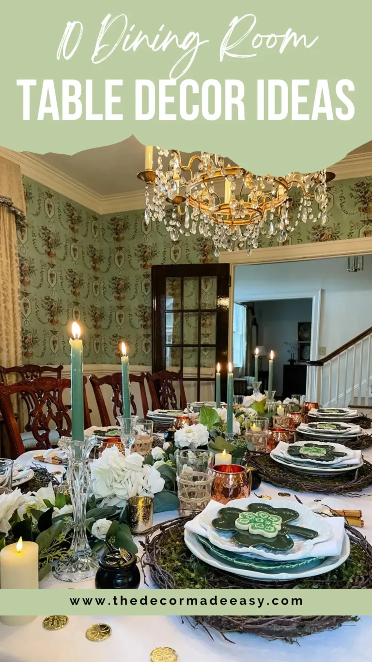 10 dining room table decor ideas