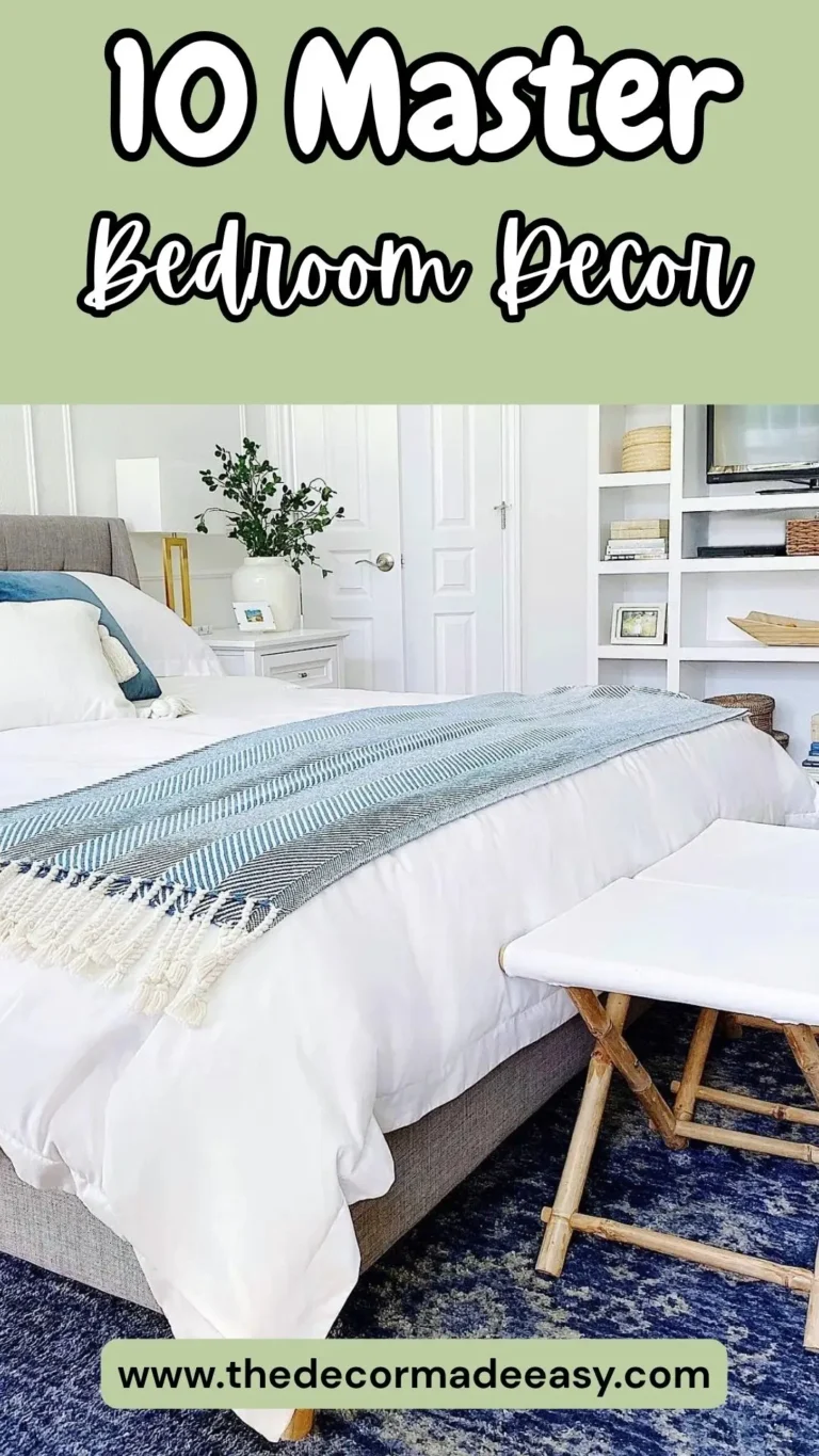 10 master bedroom decor ideas