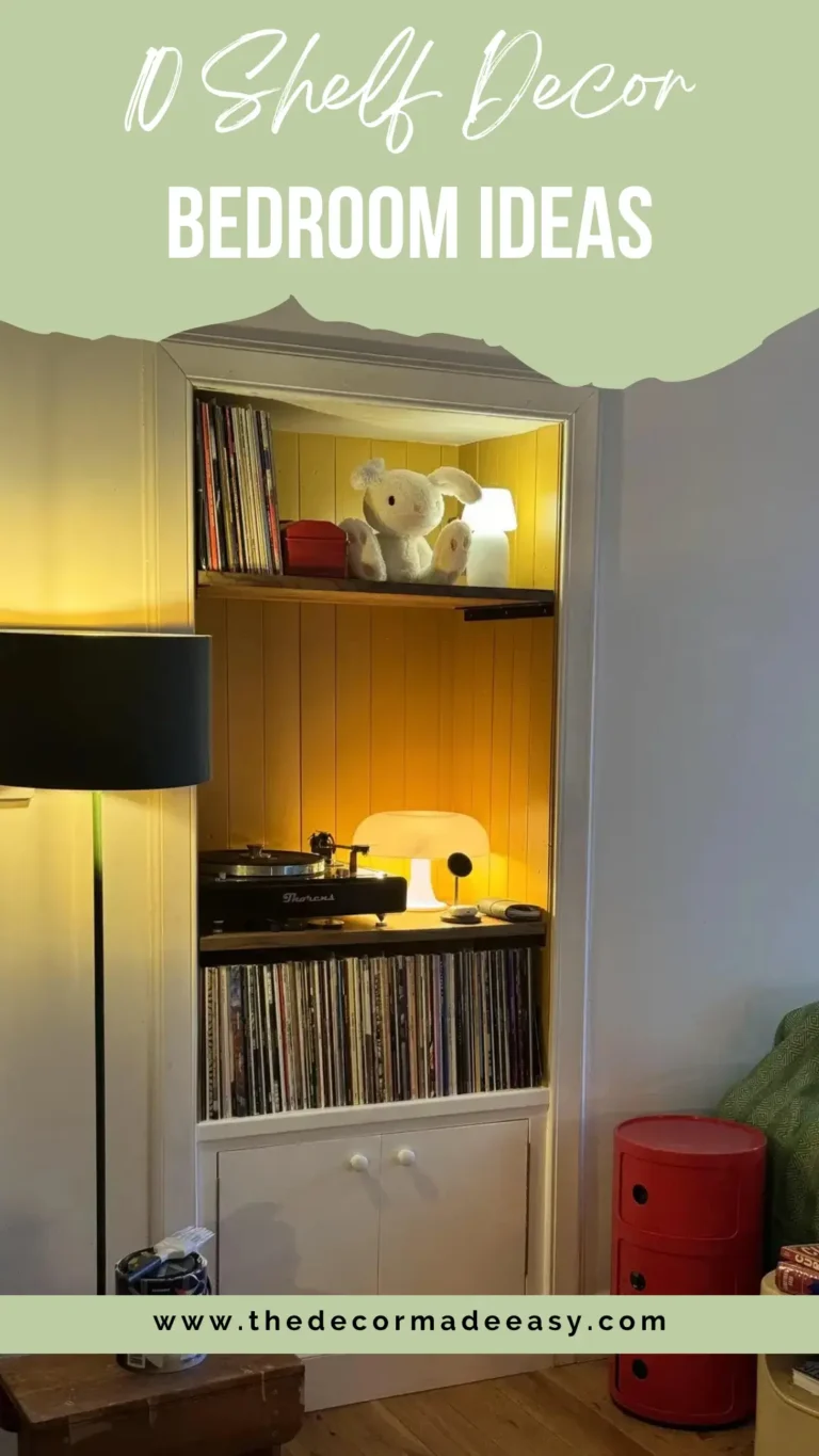 10 shelf decor bedroom ideas