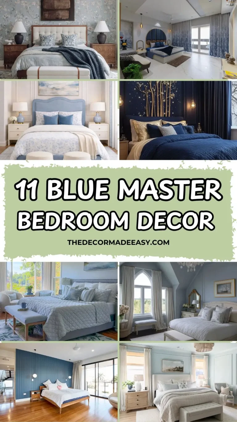 11 Blue Master Bedroom Decor Ideas That Actually Work (And Why They Work)
