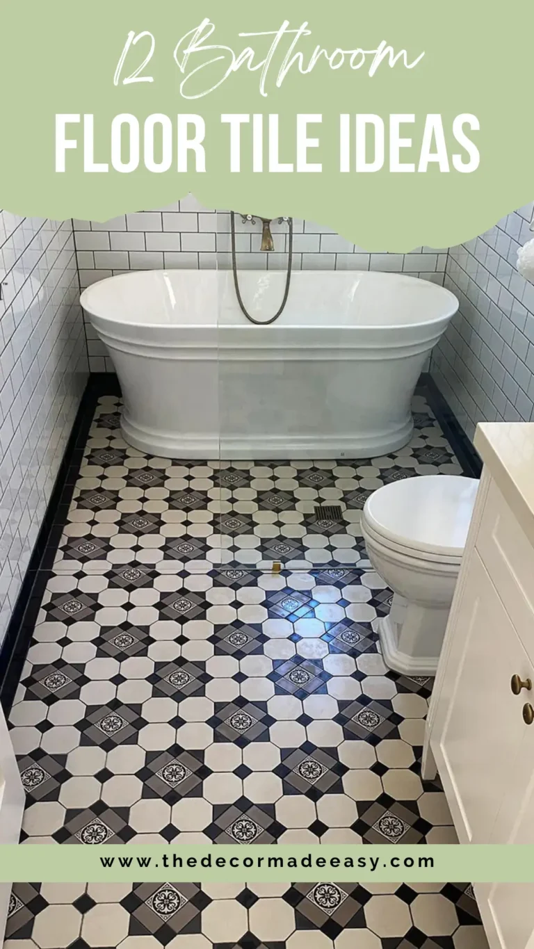 12 Bathroom Floor Tile Ideas