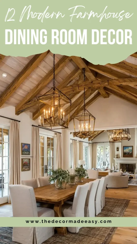 12 Modern Farmhouse Dining Room ideas