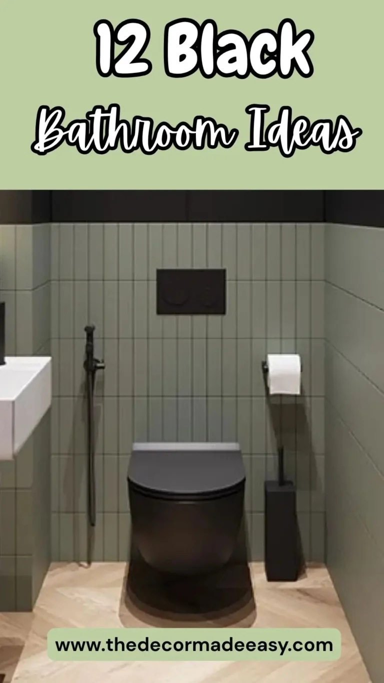 12 black bathroom ideas
