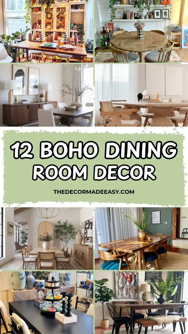 12 boho dining room decor ideas