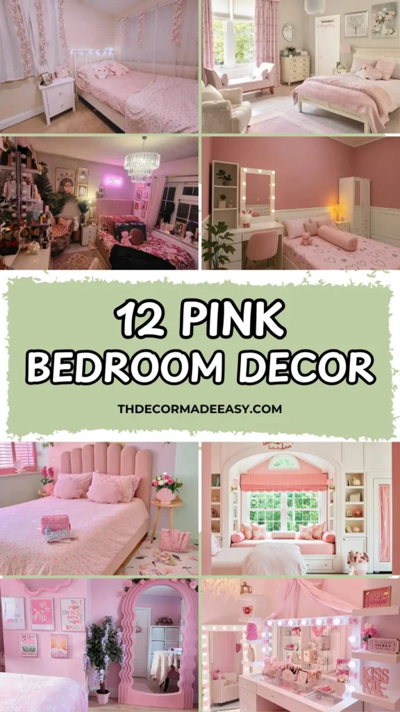 12 pink bedroom decor