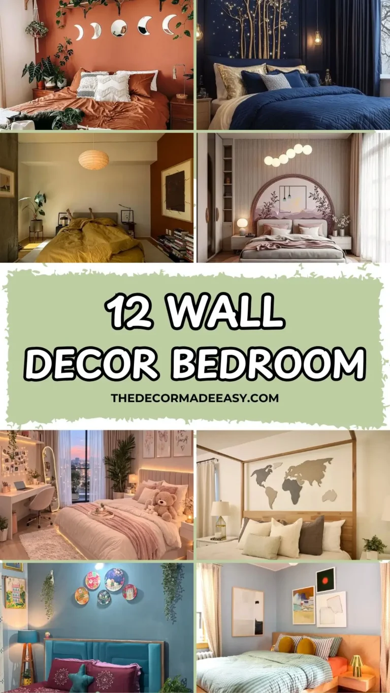 12 wall decor bedroom ideas