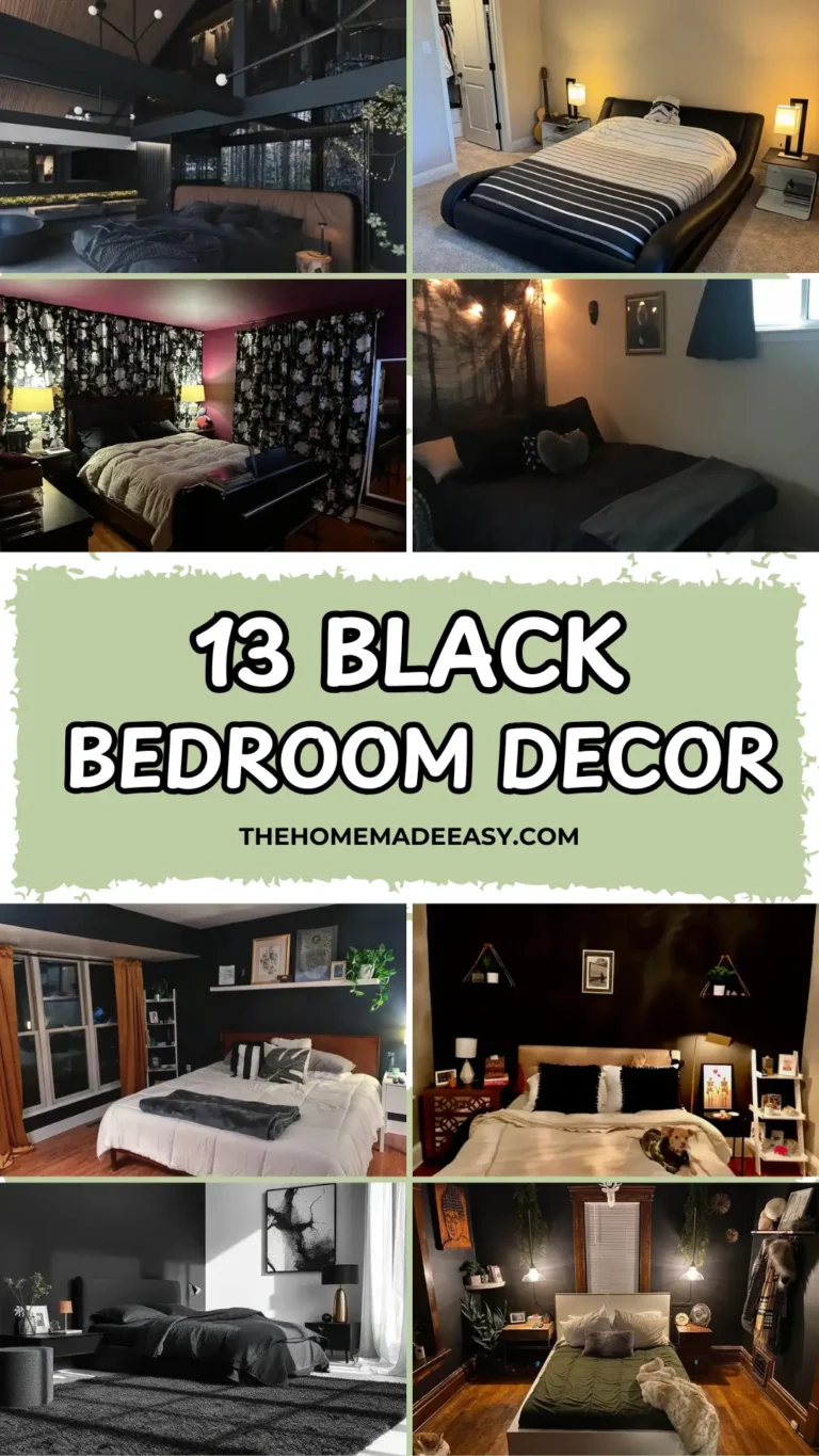 13 Black Bedroom Ideas