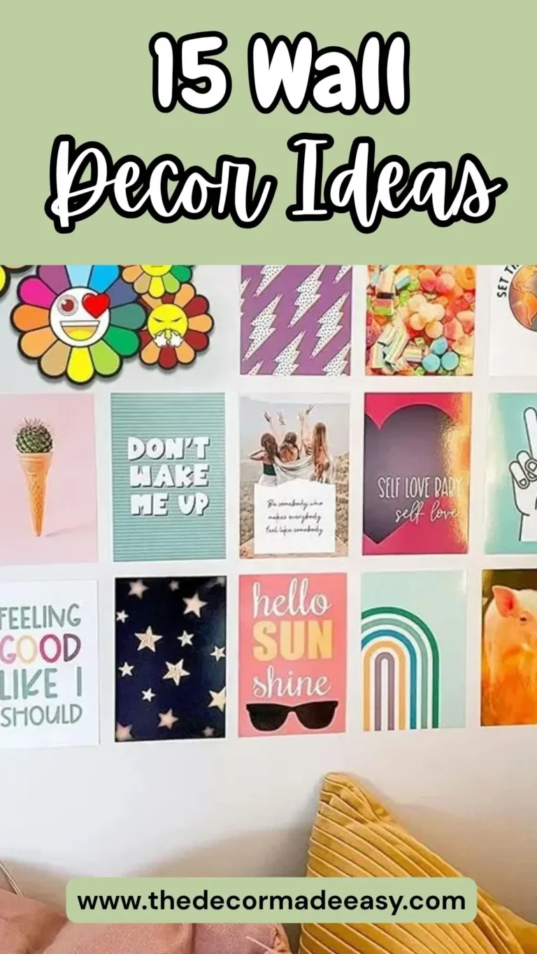 15 Wall Decor Ideas