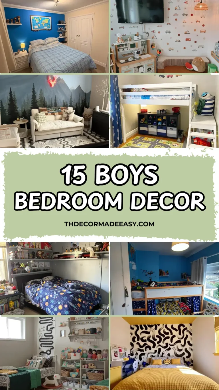 15 boys bedroom decor